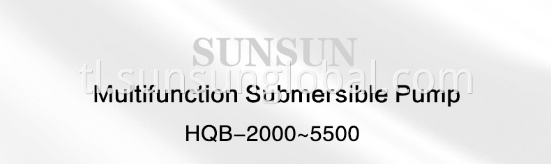 Sunsun aquarium high pressure malalim na balon malinis submersible water pump